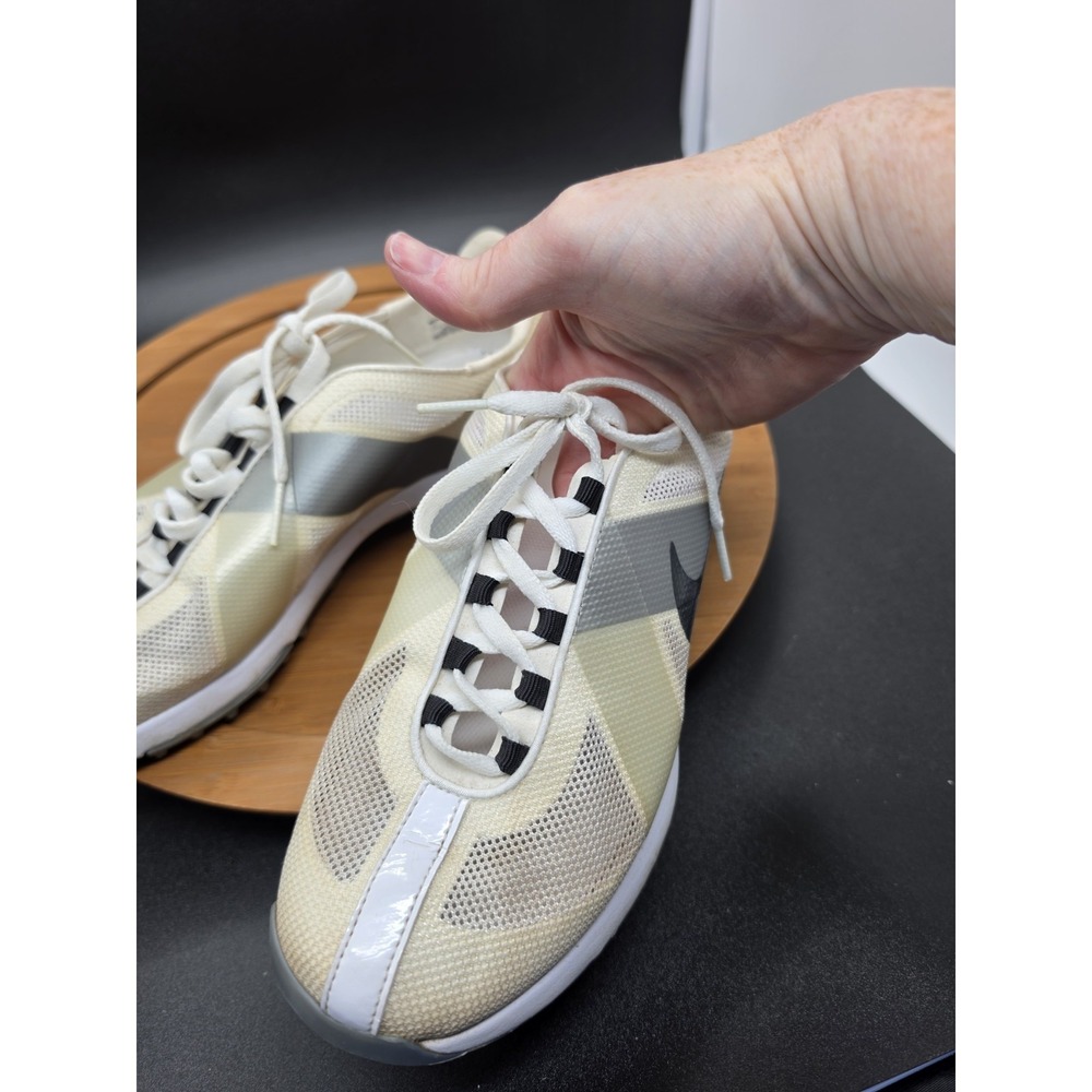 Nike Hyperfuse Lunar Lite Women's Golf Shoes Beige 7.5M Mesh 483325-100 Sneakers - Picture 8 of 9